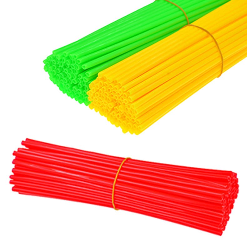 Universal Colored Spoke Sleeves for Off-Road Motorcycle Wire Wheels, Spoke Wire Sleeves, Colored Plastic Sleeves 72