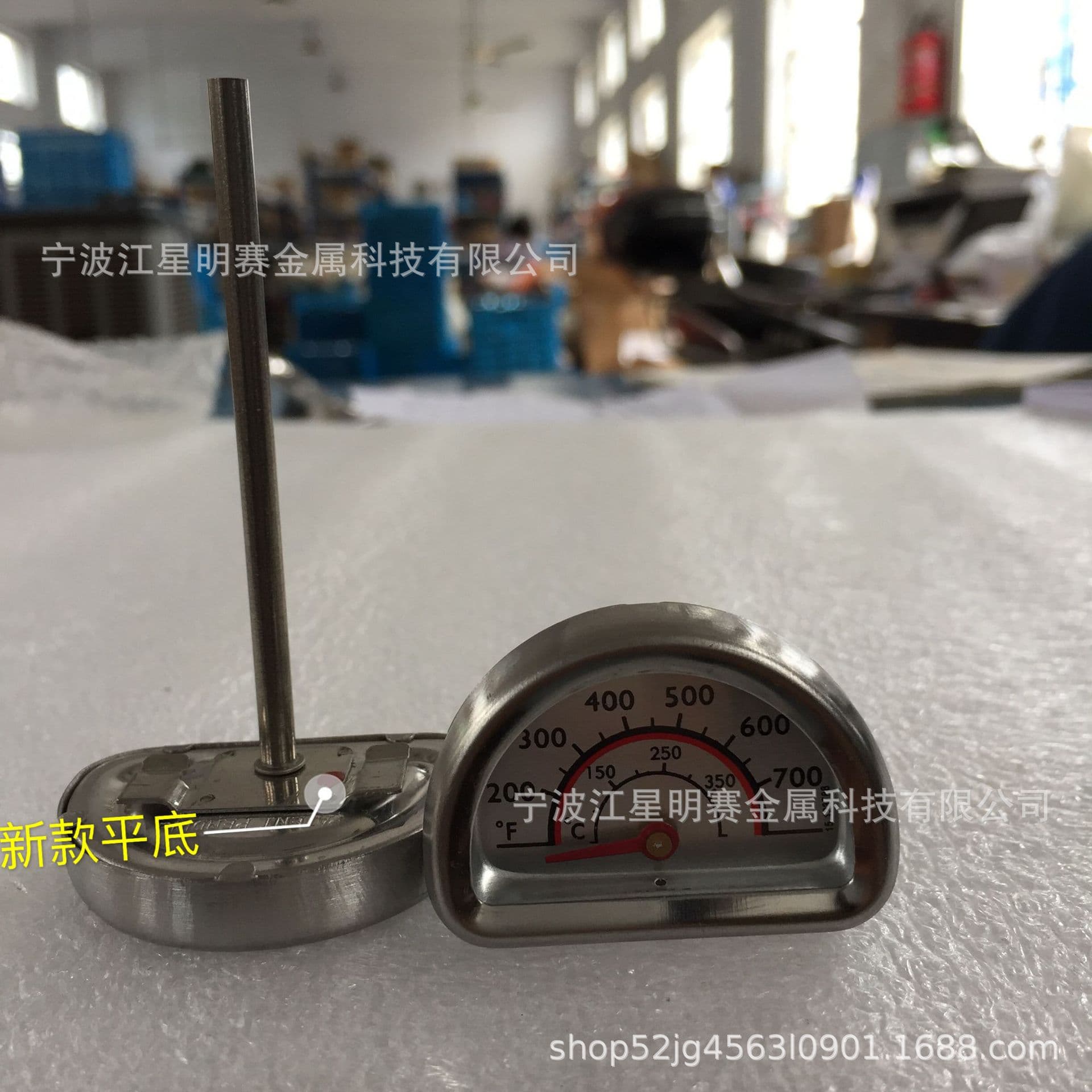 JX-6B-2 Factory direct sales bimetal oven barbecue stainless steel bimetal thermometer BBQ thermometer