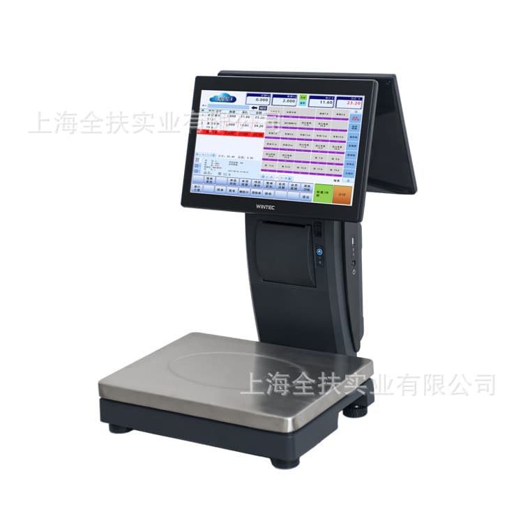 Smart All-in-One POS Scale Yingtai 343 Computer POS Scale for Fresh Supermarket Fruit Store Electronic Scale