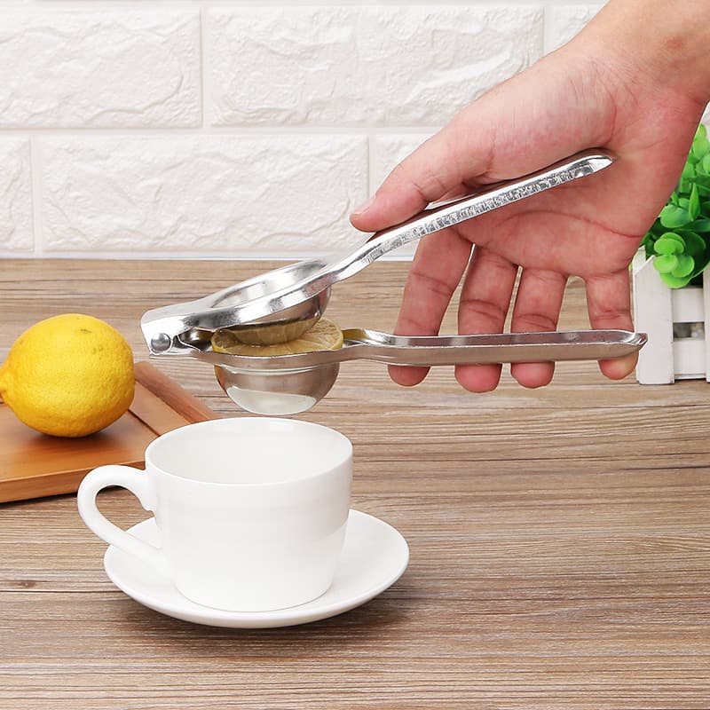 Shuncai Stainless Steel Manual Lemon Squeezer Stainless Steel Lemon Press Home Juicer Fresh Squeezed Juice Maker