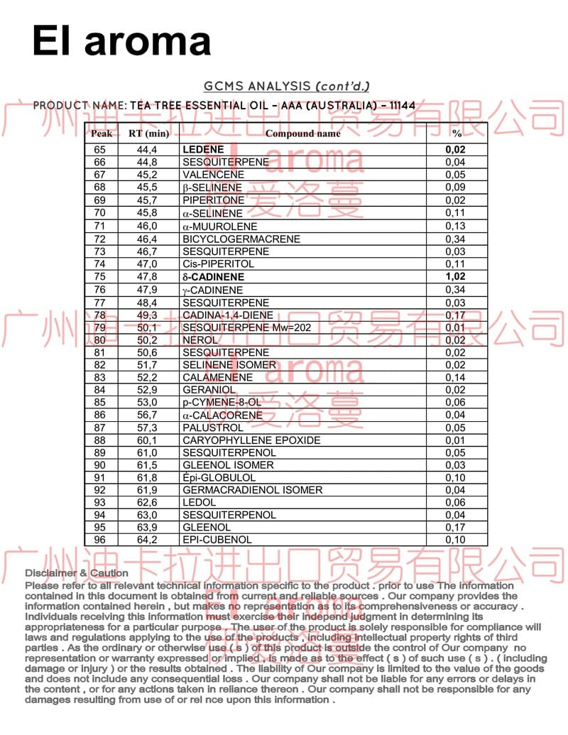 Australian Tea Tree Oil Melaleuca Alternifolia Single Essential Oil Essential Oil Raw Material Supplier Minimum Order 10ML