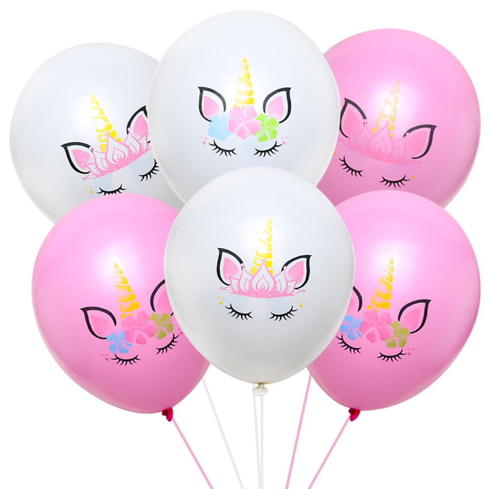 Cross-border new style 12-inch 2.8G colorful unicorn latex balloon baby birthday wedding party decoration