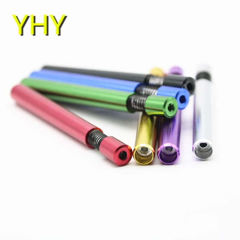 Women's spring cigarette holder metal pipe, multi-color in stock wholesale pipes and smoking accessories