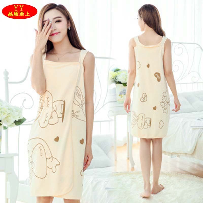 Manufacturer's printed versatile bath wrap, magic wearable sling bath towel, anti-exposure beauty salon steaming summer bath towel wholesale