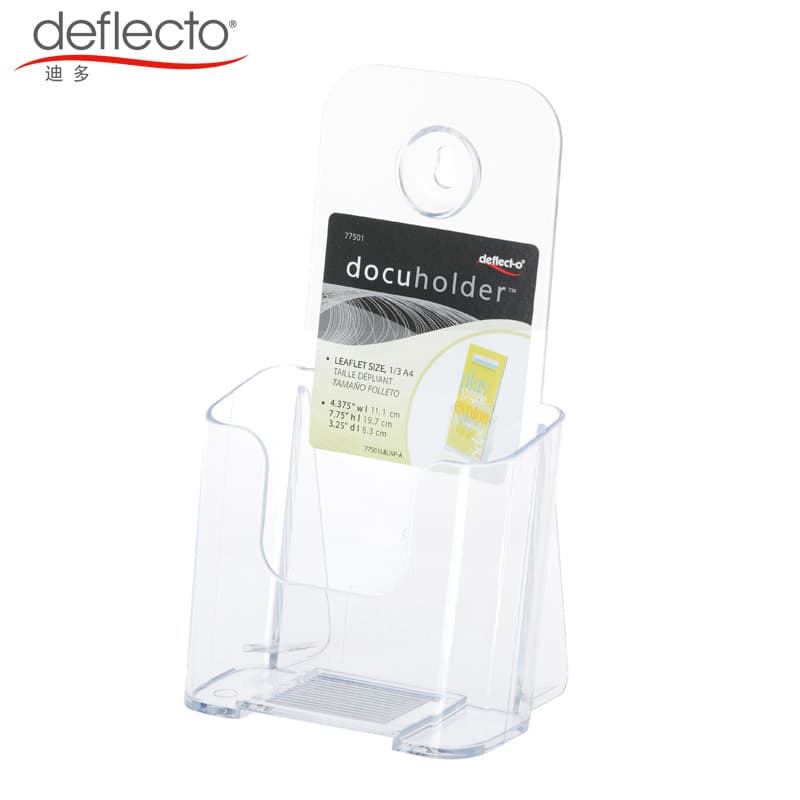 Diduo Factory A6 Single-layer Document Holder, Display File Rack, Desktop Showcase, Wall-mountable 77501 Ready Stock