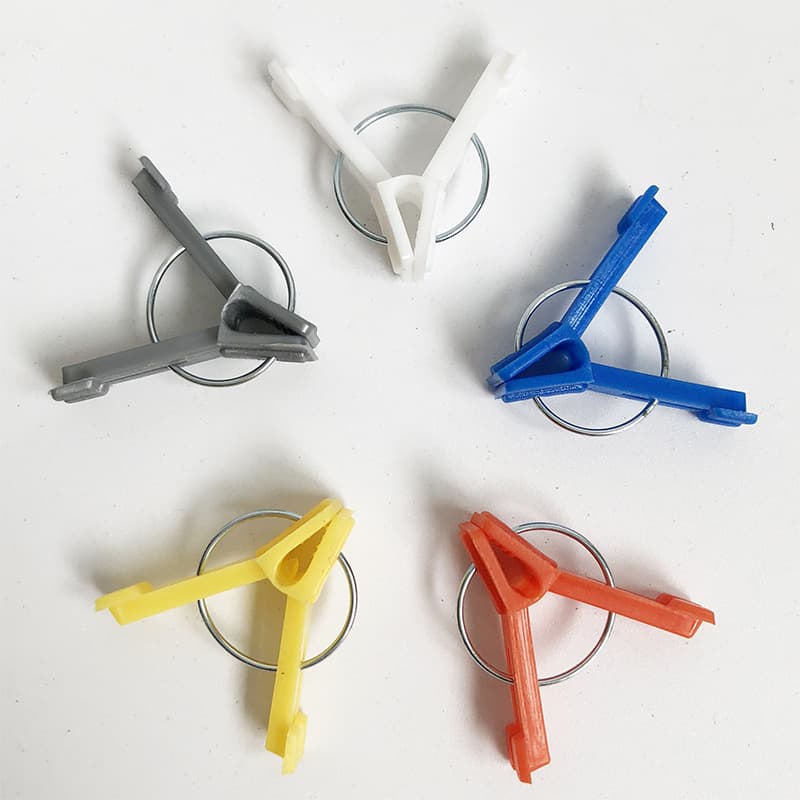 Agricultural Flat Mouth Flat Head Round Mouth Plant Grafting Clip Wholesale Tomato Grafting Clip Plastic Vegetable Tomato Clip