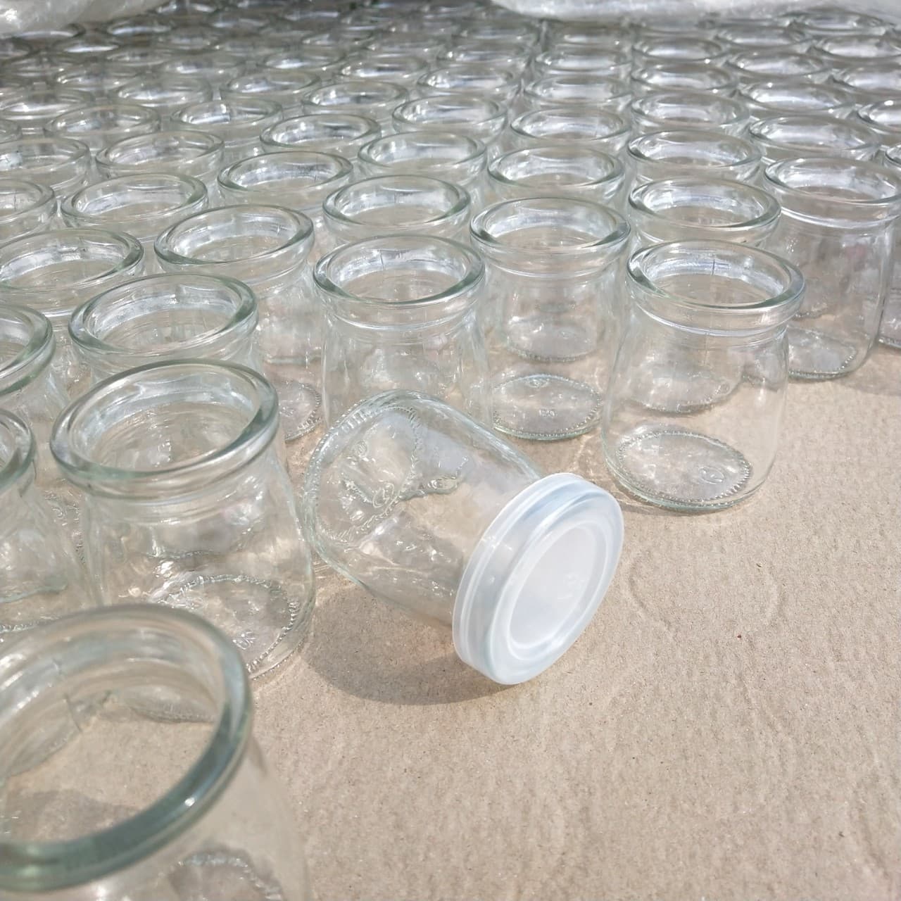 Wholesale Stock Pudding Glass Yogurt Bottle Baking Mold Thickened Set of Pudding Cups 150ml, 200ml, 100ml