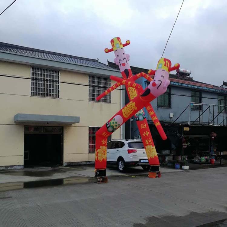 Advertising Inflatable God of Wealth Air Model Dancing Star Swing Figure Dance Figure Waving Clown Cartoon Figure Air Model