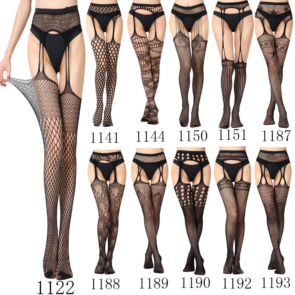 Sexy European Style Ultra-elastic Tank Top Women's Stockings Silk Anti-slip Fine Mesh Netting Lingerie/Sexy Underwear