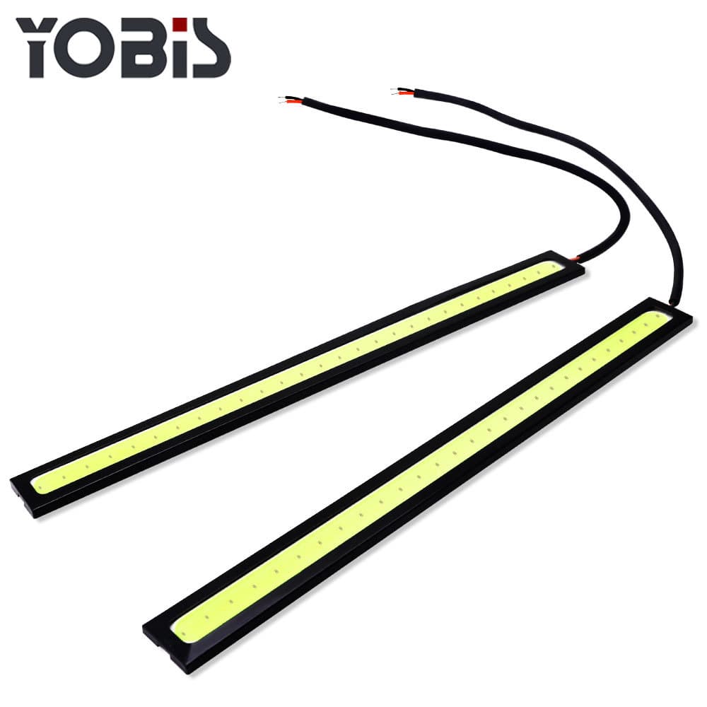 Ubisoft COB Daytime Running Light 17CM Ultra-Bright Car Daytime Running Light LED Daytime Running Light Ultra-Thin Waterproof DC12V