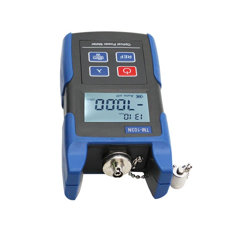 Mini Optical Power Meter with FC/SC Connectors, High Sensitivity Optical Loss Tester TM103N TL510