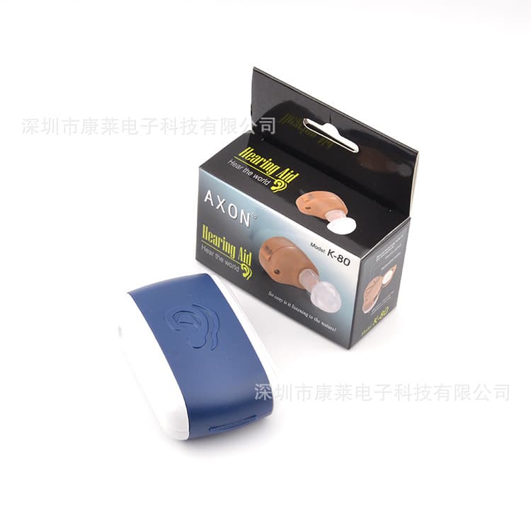 Elderly Hearing Aid Battery Powered Hearing Amplifier K80 English Export Packaging