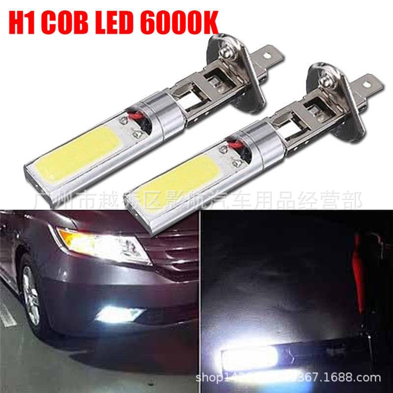 New Car LED Fog Lamp COB Chip High Power Front Fog Light 10W H1/H3 Vehicle Lamp