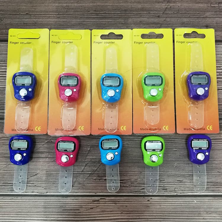 Manual electronic counter LED counter push-button finger counter ring counter ring counter