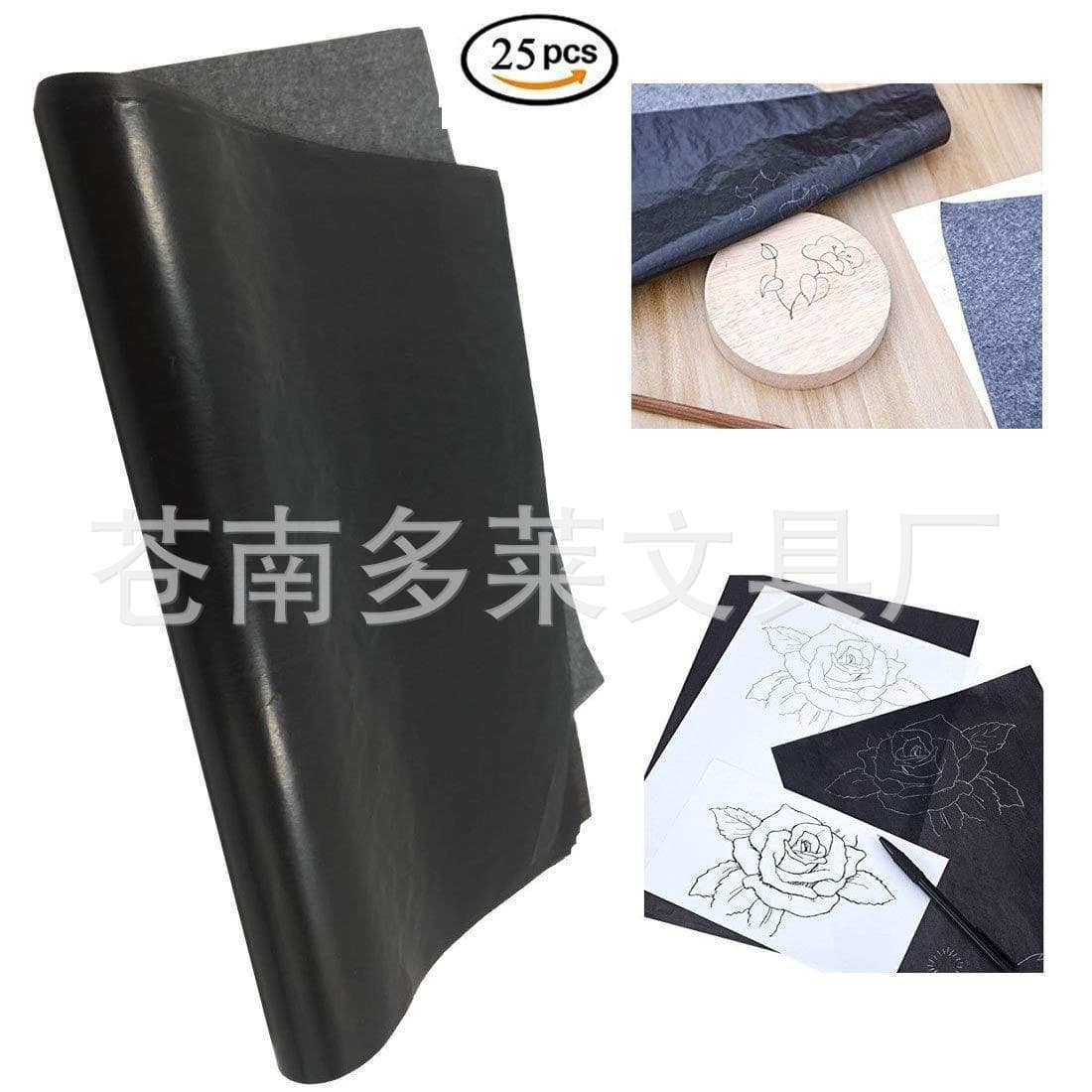 Manufacturer Sales for Drawing, Graphite Carbon Paper, Tracing Carbon-Coated Black Carbon Paper, Amazon Exclusive Online Purchase Link