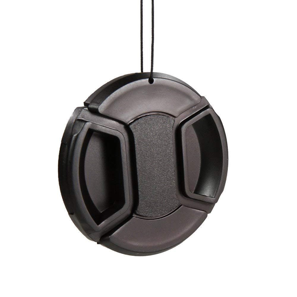 Lens Cap, Blank Lens Cap 49/52/58/62/67/72MM Camera Protection Cover with Free Anti-Loss Strap