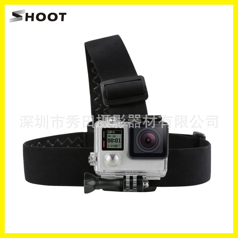 Compatible with GoPro 10/9/8 Action Camera DJI Osmo Anti-slip Head Strap A-Type Three-strap Headband