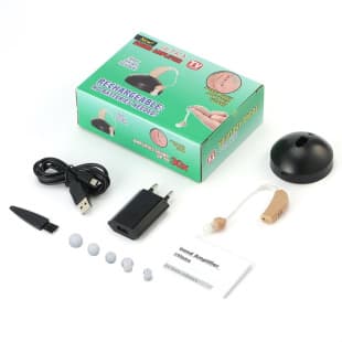 JZ-1088F Rechargeable Sound Amplifier Export Exclusive English 105.5g, 145*105*50mm