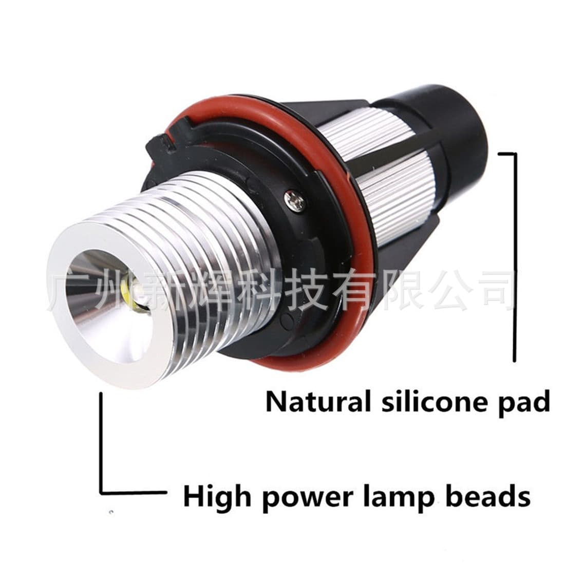 Compatible with BMW Angel Eyes E39 5W LED Car Light Headlight Trim Fog Light H11 Upgrade Light