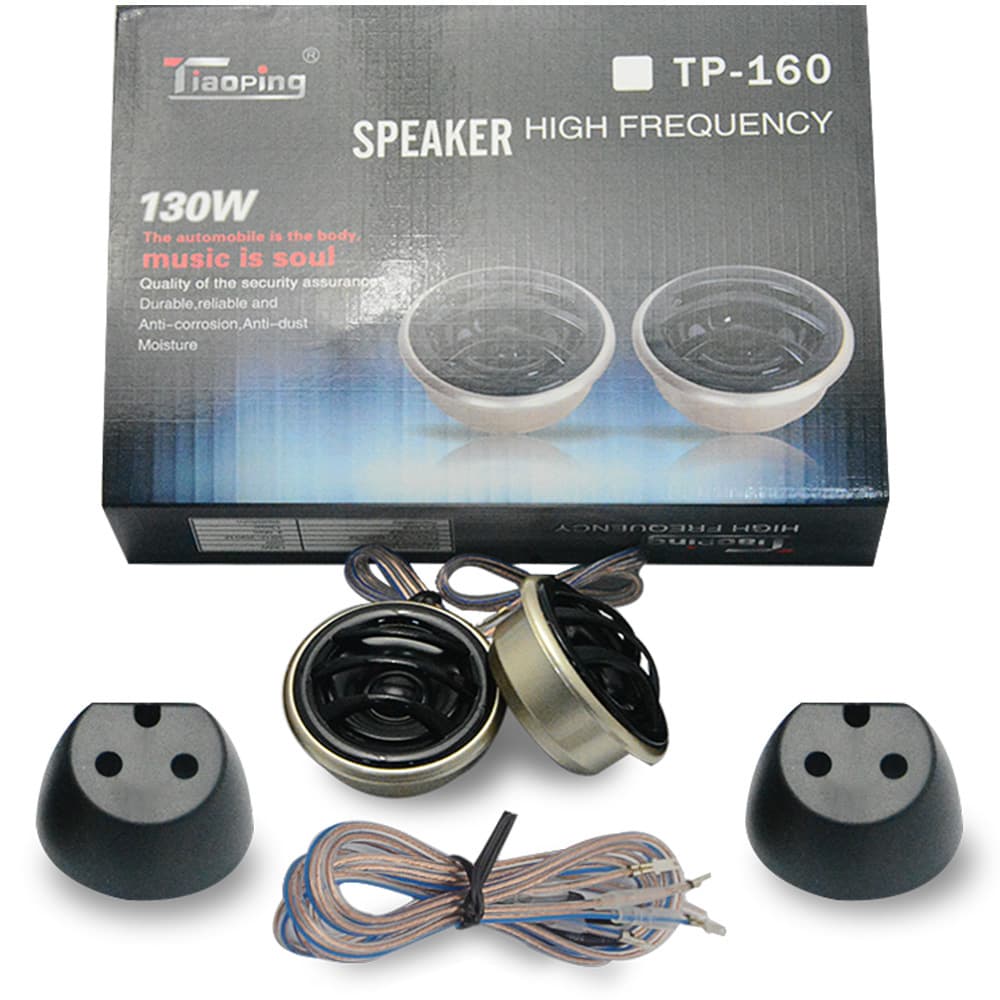 Professional Car Tweeter / Silk Dome Tweeter 160A with Capacitor Upgrade Version