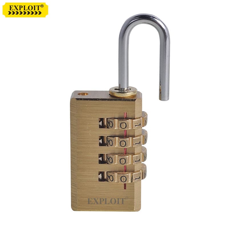 EXPLOIT Combination Lock Small Padlock for Luggage Student Backpack Dorm Gym Locker Door Small Home Use