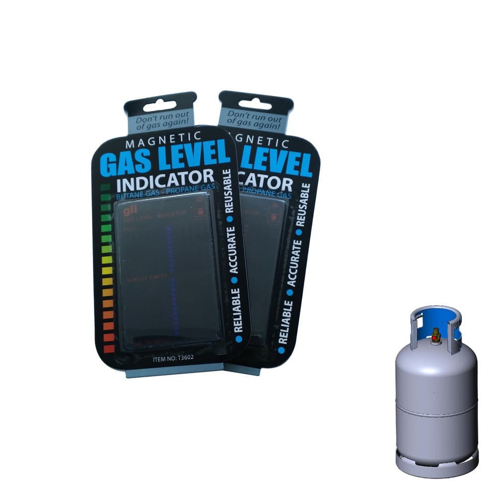 Magnetic Gas Level Indicator for Gas Stove and Gas Canister Detection Card