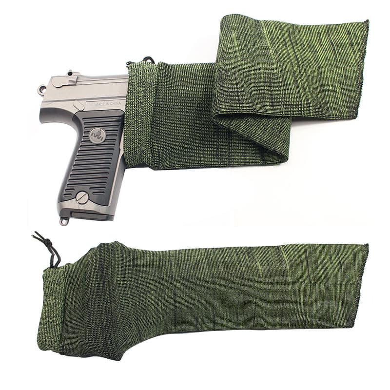 Outdoor Camouflage Tactical Gear Knitted Socks Protective Cover Camping Cleaning Dustproof Storage Bag
