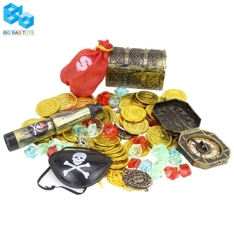 Hot Selling Children's Pirate Toys, Caribbean Pirate Costume Props Sets, Wholesale Pirate Toys of Various Series