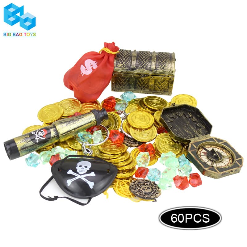 Children's Masquerade Party Dress-up Props, Pirate Toy Set, Cross-border Exclusive Supply