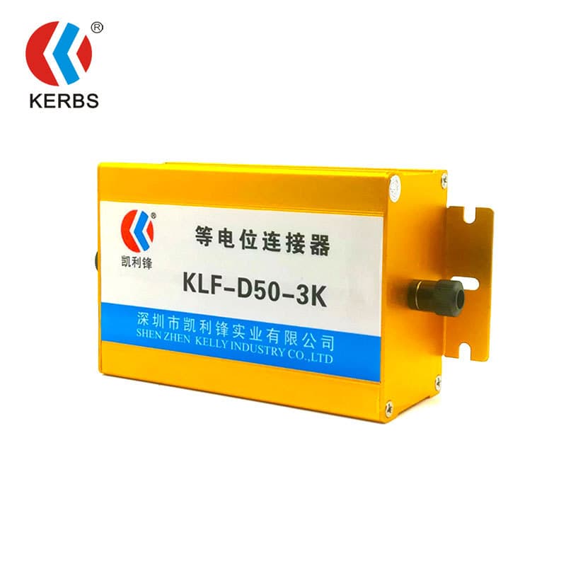 Direct sales of equipotential bonding connectors, 100kA grounding equalizers, lightning protection earth electrode protectors, and surge protectors from a Shenzhen factory.
