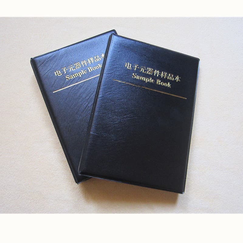 SMD Electronic Component Sample Book Resistor Capacitor Inductor Sample Book Empty Storage Book 9 Rows 12 Rows 20 Pages