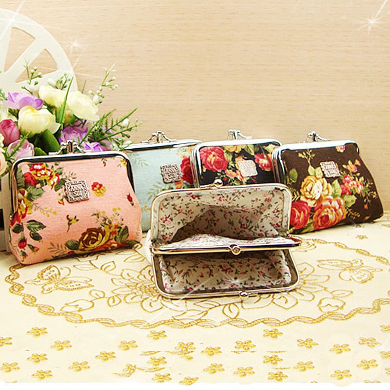 Retro New Fashion Double-Layer Coin Purse Original Coin Storage Bag Foreign Trade Mini Multi-Functional Women's Coin Bag