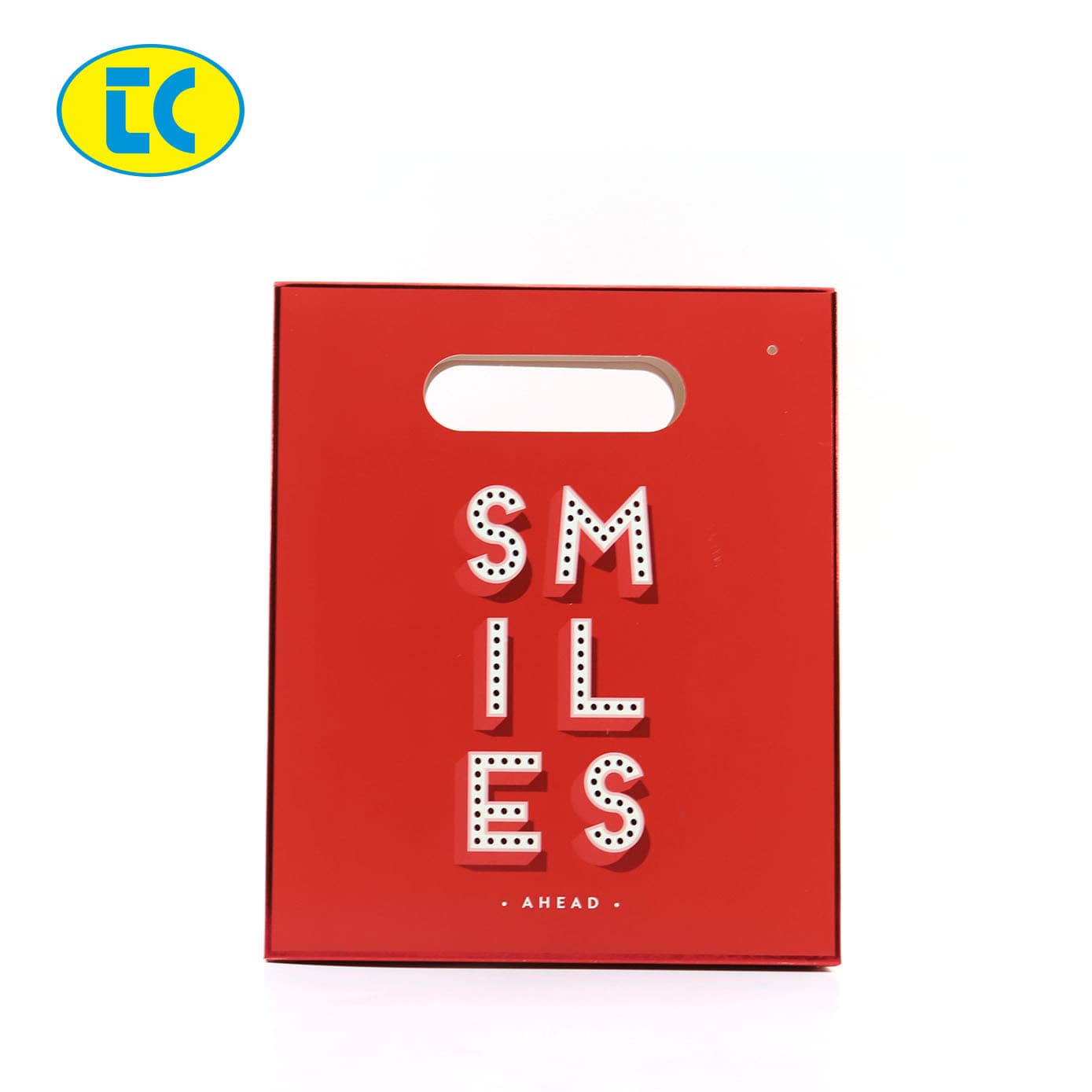 Coffee/food/cosmetics handbag customization, gift bag with [embossed hot stamping UV] eco-friendly handles