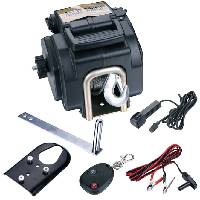 Factory Direct 12V/24V 3500lb Electric Marine Winch, High Quality