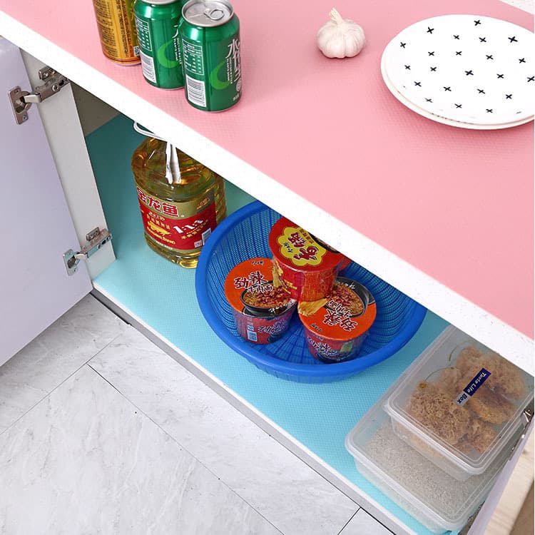 Japanese Korean Drawer Liner Paper Kitchen Cabinet Waterproof Moisture-Proof Sticker Cabinet Mat Paper Waterproof Moisture-Proof Shoe Cabinet Mat Japanese Antibacterial