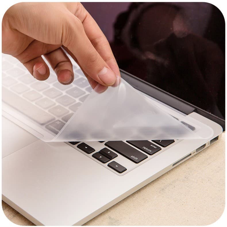 Universal keyboard protector for laptops and desktops, 14-inch silicone keyboard protector wholesale.
