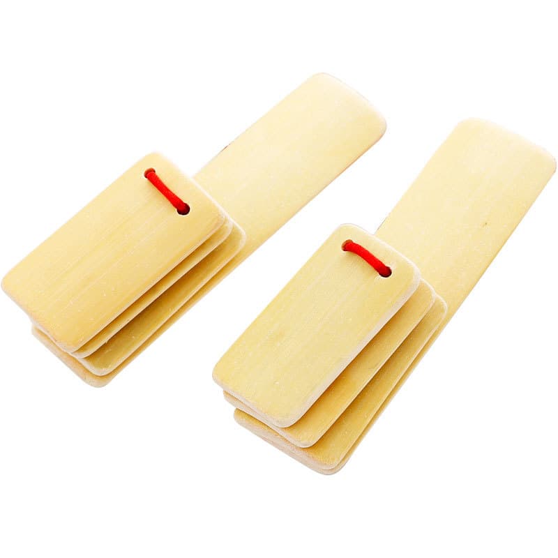 Bamboo Wood Clappers, Children's Crosstalk Practice Eloquence Clappers, Coordination Skill Development Performance Prop