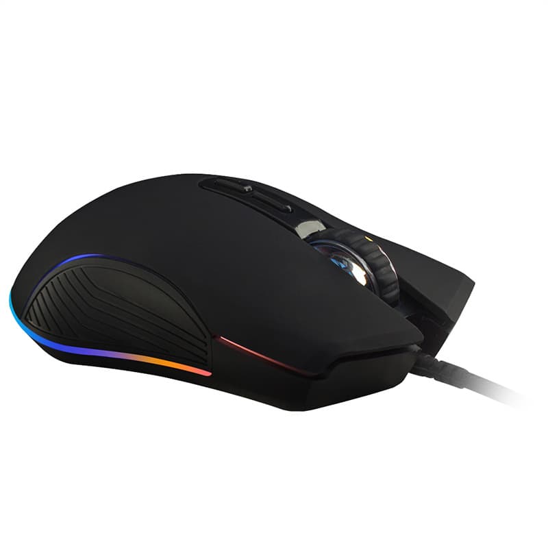 Factory Direct 7-Button Gaming Wired Mouse with RGB Breathing Light A6 E-Sports Mouse for PUBG Mobile Game Gift Mouse