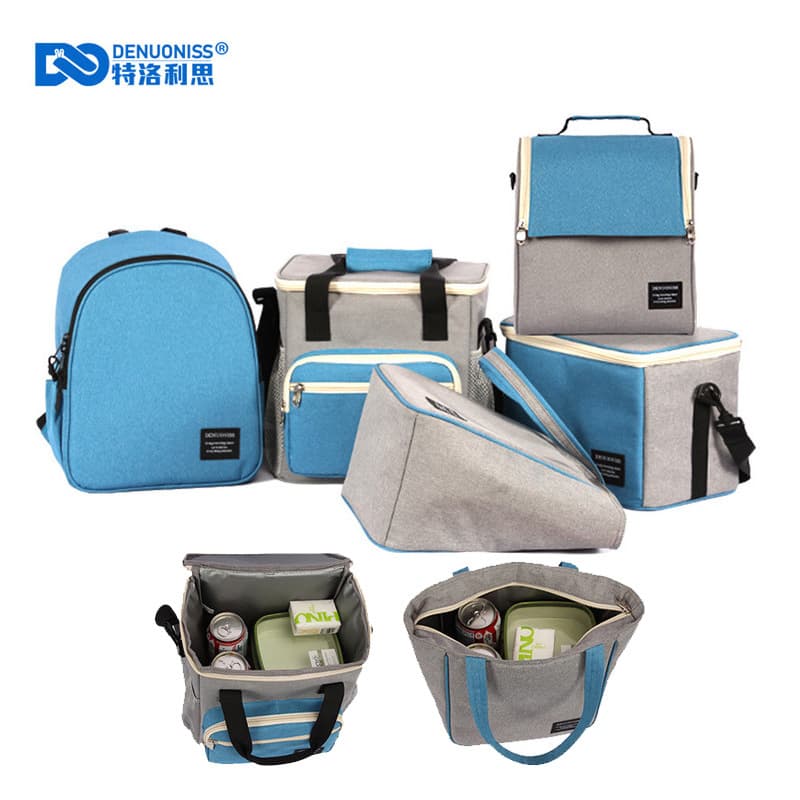 Factory direct sales fashion cold insulation bag thickened lunch bag EVA waterproof ice bag lunch box bag lunch bag wholesale