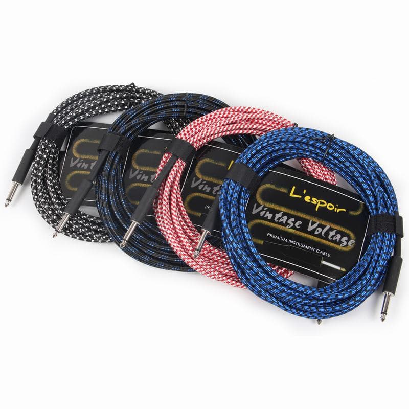 6m Guitar Cable Lespoir Guitar Lead Noise Reduction Audio Cable Shielded Wire