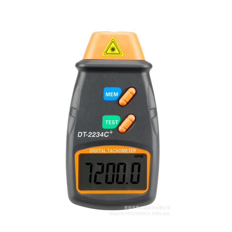 RPM Tachometer DT2234C+ Model Laser Tachometer Strong Anti-interference Measuring Distance 80cm Recruiting Agents