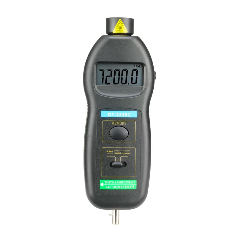 DT-2236C laser/contact dual-function mechanical tachometer contact linear speed on special offer hot seller for export