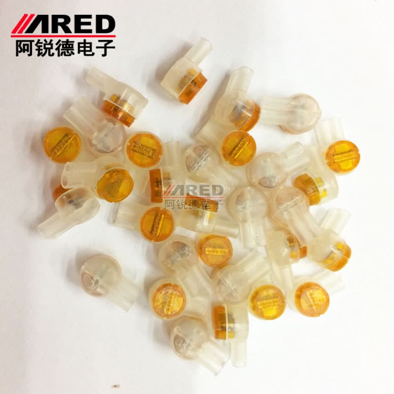 K2 Wire Connectors Telephone Line Splice UY2 Terminal Blocks Wiring Terminals Connector Heads 100pcs/Pack