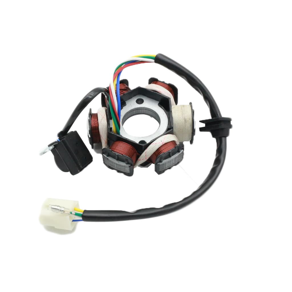 Dirt Bike Modified Parts Horizontal 6-Pole Magneto Stator Coil B-Grade Accessories 50-125cc High Performance