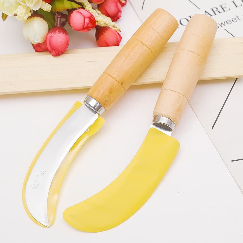 Pineapple knife, banana knife, curved knife, peeler, seed remover, eyelet remover, single-edged fruit knife, factory direct sales.