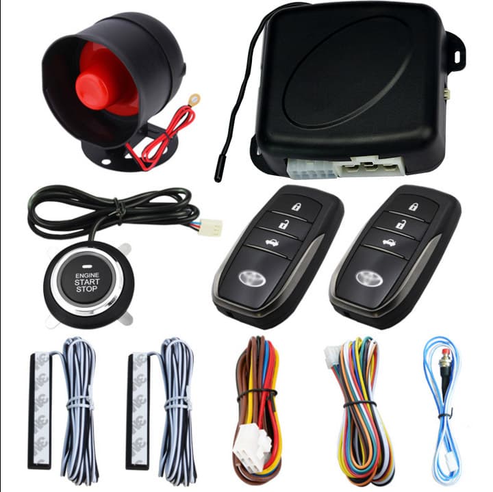 Kaiqisheng Car One-Key Start Universal PKE Induction Keyless Entry Anti-Theft Remote Start Factory Direct Supply