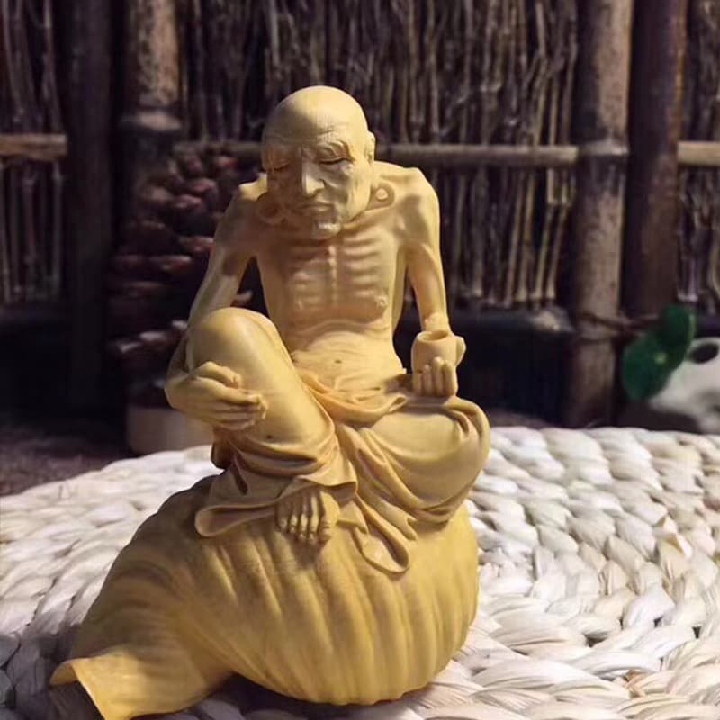 Small-leaved Boxwood Conch Ascetic Wood Carving Craft Handheld Piece Home Living Room Study Decoration Ornament Factory Supply