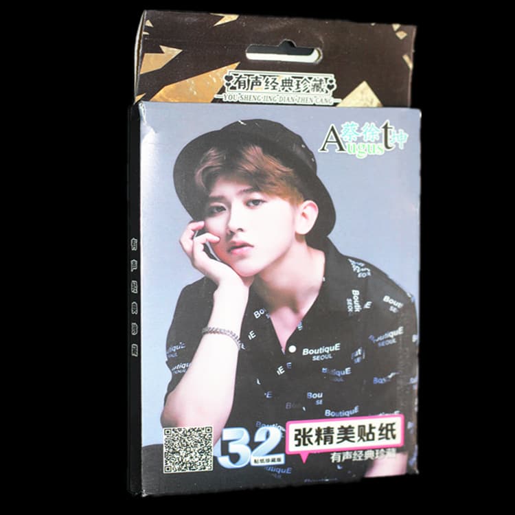 Mandu Anime Star 32-Page Box Sticker Set - Celebrity Stickers, High-Definition Sticker Box, Non-Adhesive Stickers
