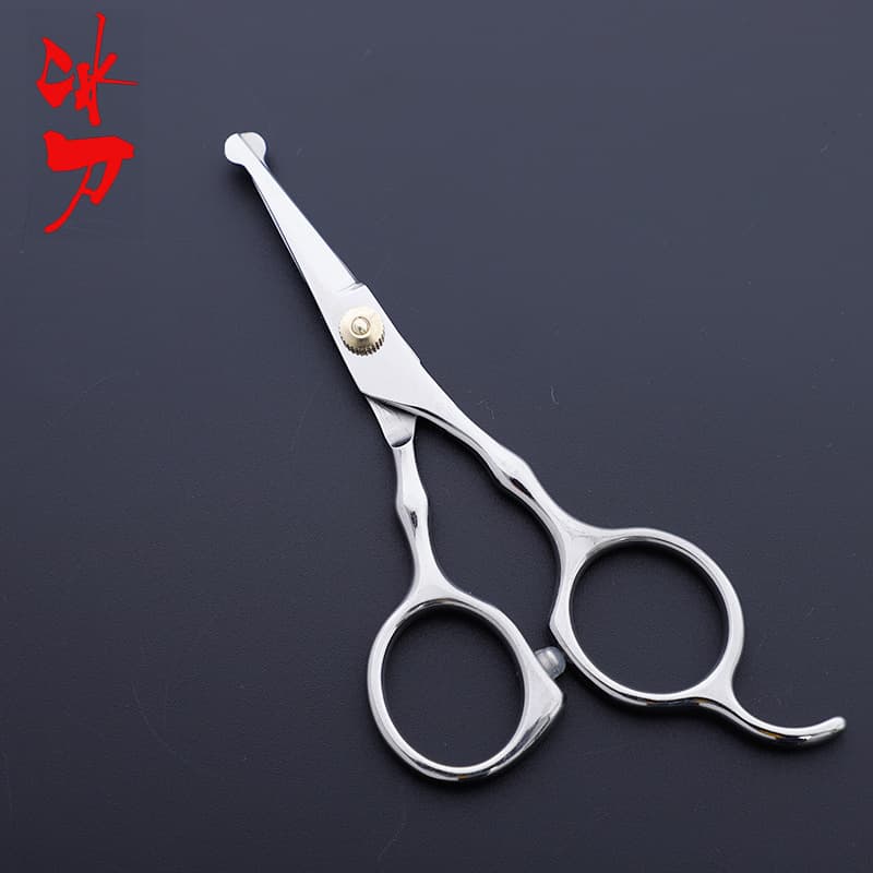 Stainless Steel Pet Grooming Scissors, Round-Head Small Scissors, Safe Grooming Scissors, Dog and Cat Cleaning Tools, Manufacturer Wholesale