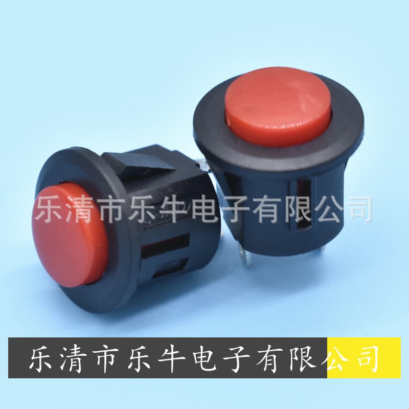 Push Button Switch 14mm Hole Snap-in Reset Key Switch PBS1-14-K-T (DS-500B)